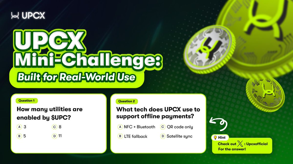 UPCX® Official tweet media