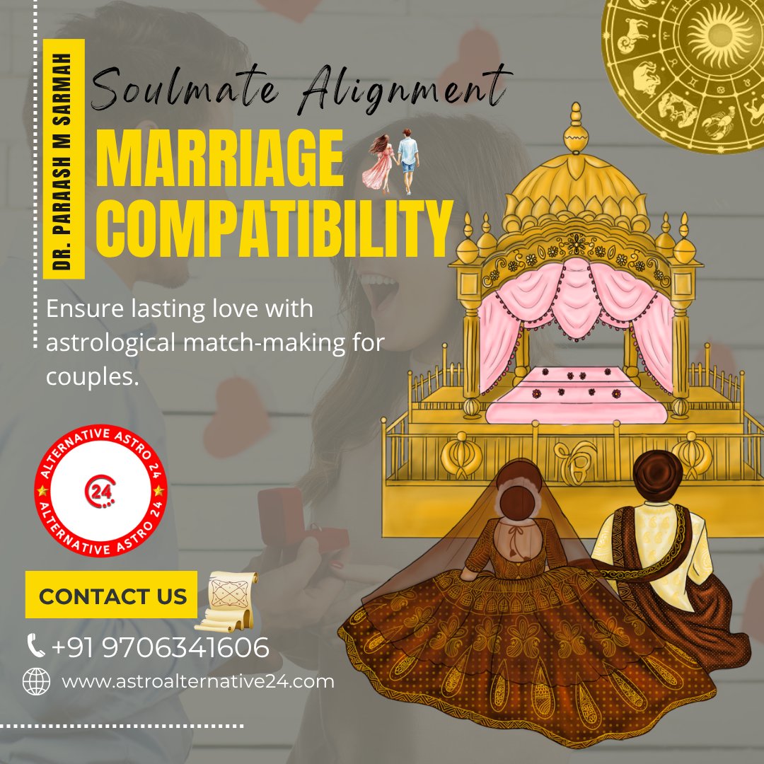 astroalt24's tweet photo. 💑 Still searching for “The One”?
Discover deep soulmate alignment &amp; true marriage compatibility with KP–Nadi Astrology by Dr. Paraash M Sarmah in Guwahati.
Your perfect match might be written in the stars!

#marriagecompatibility #soulmatealignment #kpnadiastrology https://t.co/xEWHog7OVd
