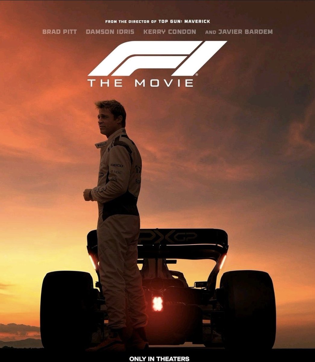 10/10 #F1TheMovie 
หนังรถเเข่งที่ดีที่สุดในโลก ณ ขณะนี้
อะดรีนาลีนพุ่งพล่านแทบทะลุเส้นเลือด

ภาพเสียงเส้นเรื่องสมบูรณ์ แบบขึ้นหิ้ง
😎🤘🏻❤️