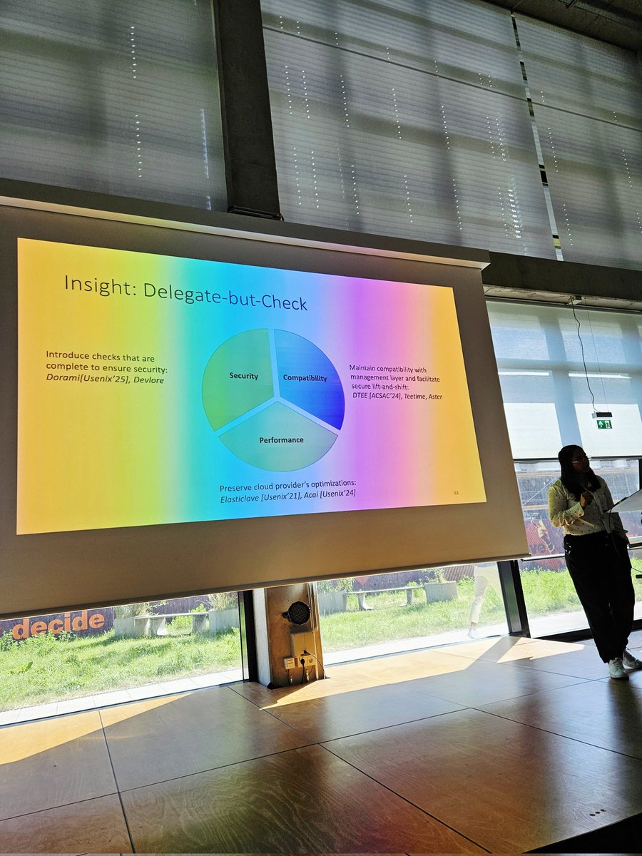 Keynote speech "Confidential Computing in Three Acts" by Shweta Shinde at ACNS 2025.
#cybsecurity, #acns, #keynote