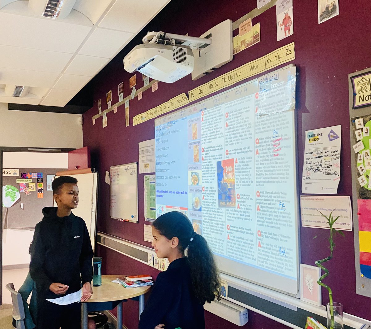 Cheetham Academy (@cheethamacademy) on Twitter photo Year 6 pupils acting out the interview between <a href="/philearle/">Phil Earle</a> and @literacyshed news! We love his opinions on graphic novels and can’t wait to read The Dawn of Adonis 🫶📚🦍 Year 6 pupils acting out the interview between <a href="/philearle/">Phil Earle</a> and @literacyshed news! We love his opinions on graphic novels and can’t wait to read The Dawn of Adonis 🫶📚🦍