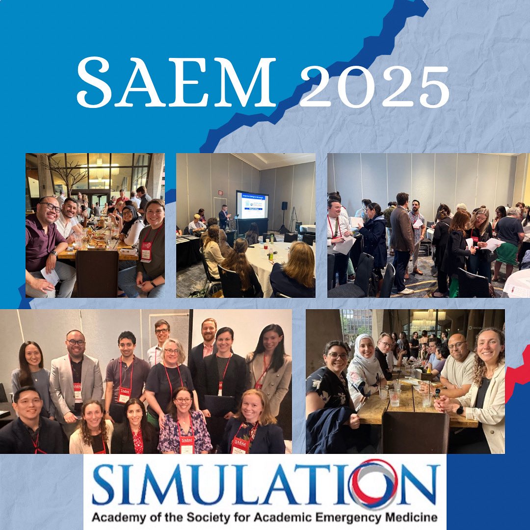 SAEMSimAcademy's tweet image. It may have been over a month ago since SAEM 2025 but we are still celebrating everyone’s hard work and contributions through the SIM Academy! We can’t wait to see you at SAEM 2026 in Atlanta! #simacademy #saem #simulation