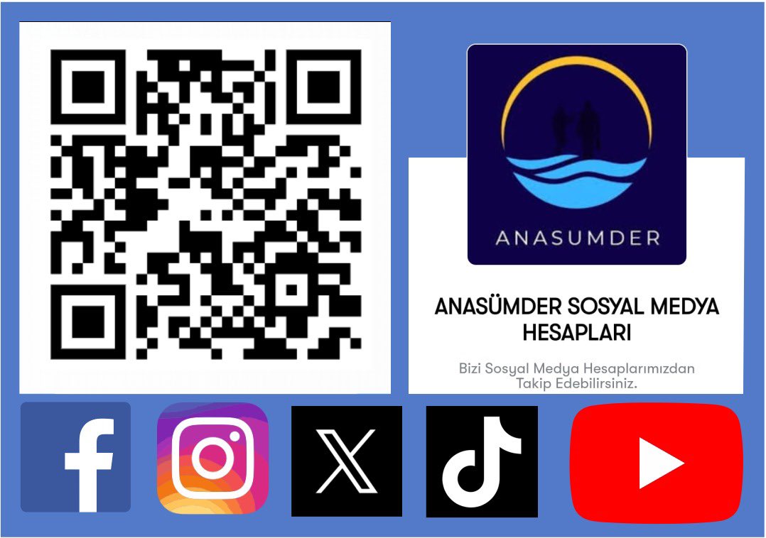 Bizi QR kodunu okutarak sosyal medya hesaplarimizdan takip edebilirsiniz.

#anasümdergazetesi #Anasümder
