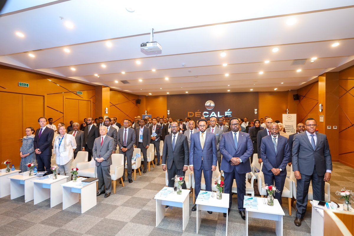 Somalia 2024 Financial Governance Report was launched today at Decale. 

The report highlighted key areas such as strengthening revenue sharing, domestic revenue mobilization and public sector contracting improving financial  transparency.  #FinancialGovernance #MoF  #Somalia