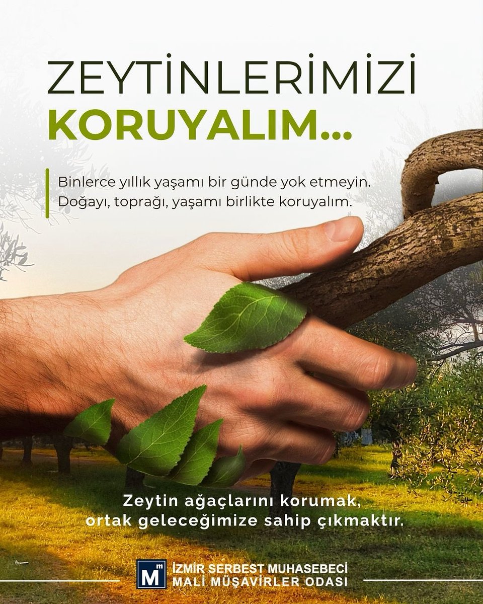 izmirsmmmo's tweet photo. #ZeytinimeDokunma

Zeytin ağaçlarını korumak, ortak geleceğimize sahip çıkmaktır. https://t.co/8CS4ZSqGBf