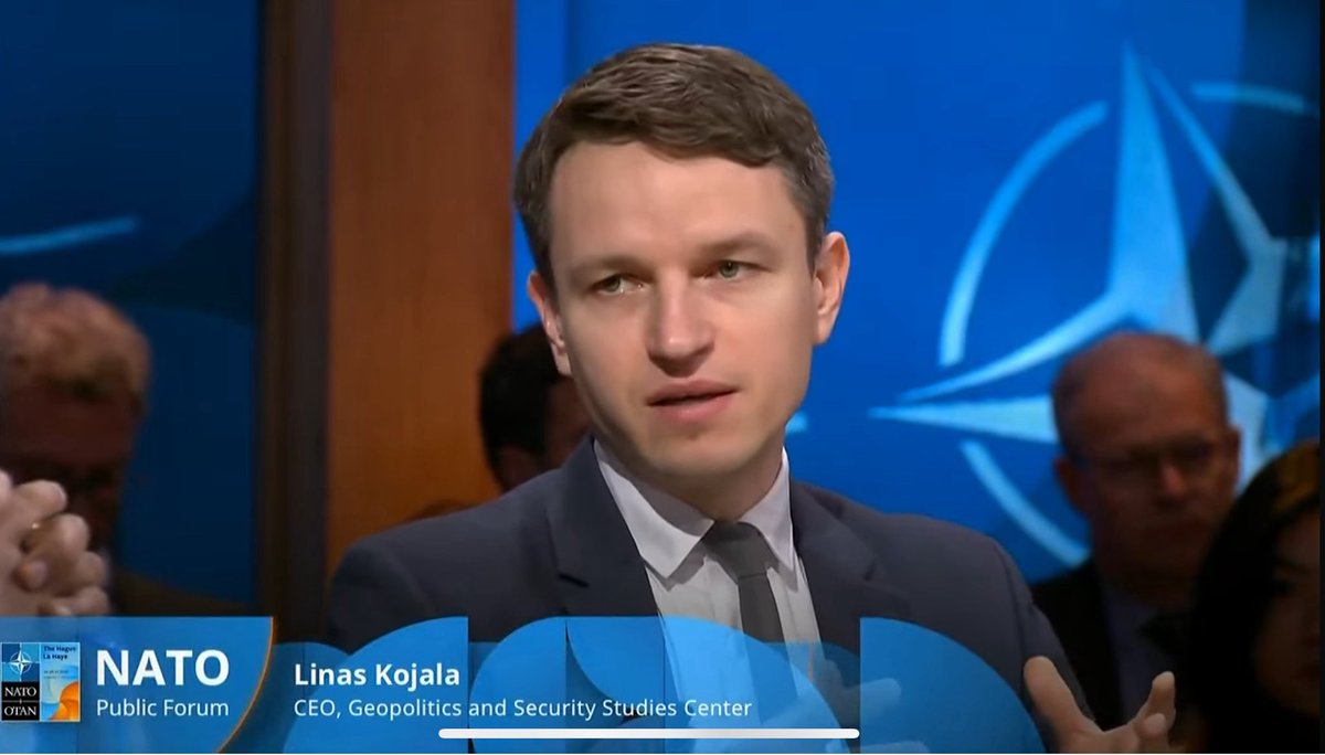 At the NATO Summit Forum opening. Key takeaways:

▪️ Puzzled to hear defense spending framed as “pleasing Trump.” NATO needs capabilities to meet agreed defense plans. Investment is vital to deter, not fight. Trump’s pressure did push allies to meet 2% of GDP.

▪️ A woman on a