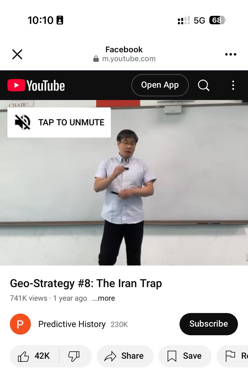 Haven’t watched a 1hr+ YouTube video in years. Got recommended a history lecture by some random Chinese high school prof — bro read the US like a textbook. Every move predicted, a year ago.

Should’ve called his channel “Generative History” 😂