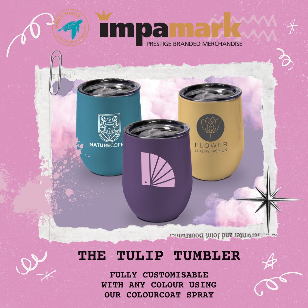 Say hello to the Tulip Tumbler 💥

🔥 Keeps drinks hot for 12 hours
❄️ Ice-cold for 24 hours
🎨 Fully customisable with any colour using our ColourCoat spray

What colour will yours be? 🎨👇 

#TulipTumbler #DrinkInStyle