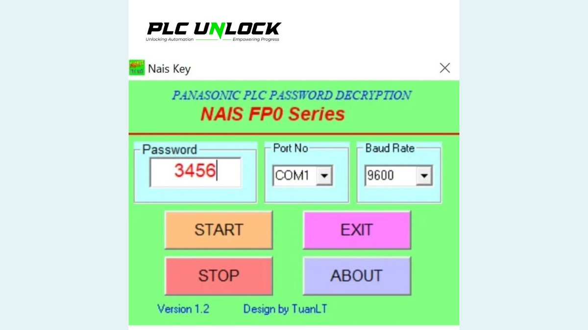 plcunlockbd's tweet image. Unlock Panasonic NAIS FP0 Series Password in 1 Click 
#plcunlockbd #panasonicplc #naisfp0 
#plcunlocktool #automationbangladesh
 #plcsoftware #unlocksolution  
#freedownload #plctools #unlockingautomation