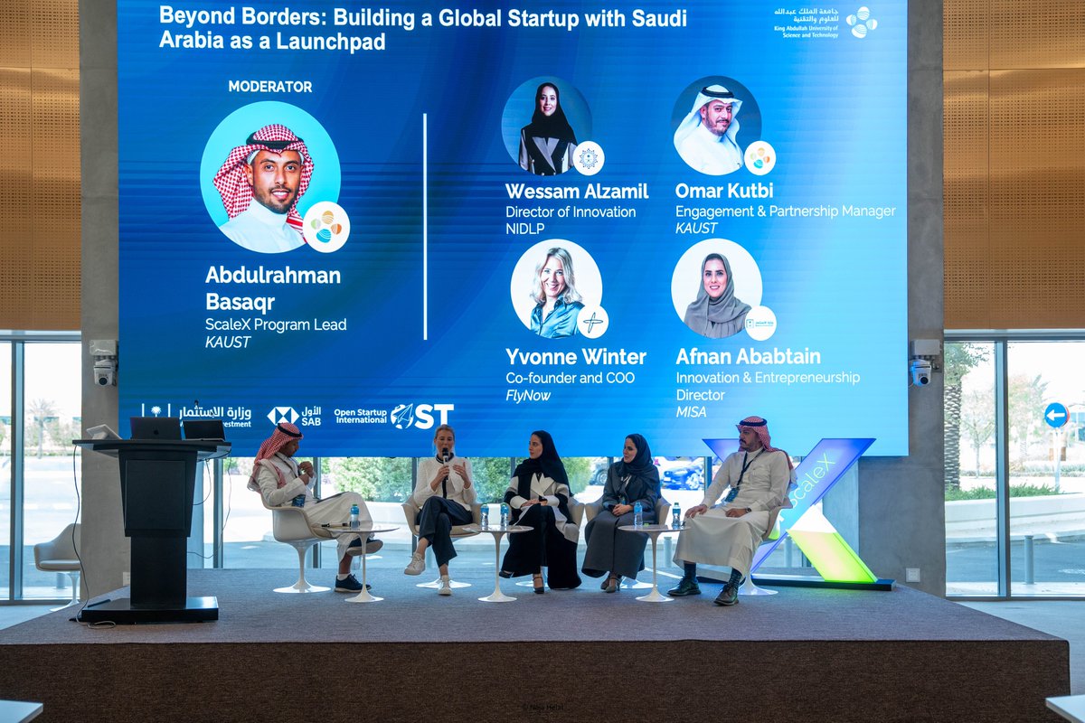 KAUST_NewsAR's tweet photo. تعزيزًا للابتكار والنمو الاقتصادي في المملكة، انطلق المعسكر التدريبي لبرنامج #KAUSTScaleX في #كاوست، بمشاركة 10 شركات ناشئة عالمية في مجال التقنية، في رحلة تهدف إلى بناء شراكات استراتيجية وتمكينهم من فهم بيئة الأعمال والابتكار في السعودية واستكشاف فرص التوسع محليا.
@alawwalsab https://t.co/OpePwE9YCd
