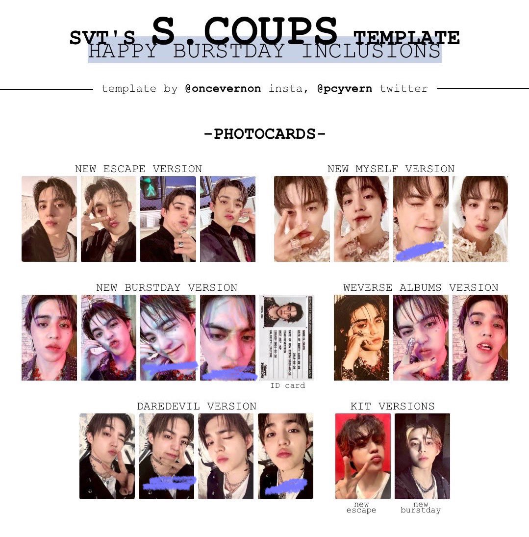 wonhan_gastos's tweet photo. Wtt/lft seventeen happy burstday daredevil and reg ver

Regular album and daredevil:
Have: 1st and 2nd pic
Want: marked scoups and wonwoo 
(1:1 trade)

Weverse pob:
Have: dk, seungkwan, woozi, the8
Want: scoups 
(Can do 2:1 trade)

All pcs are onhand
Mod: lbc

Reply/dm! https://t.co/SE9OJhOib2