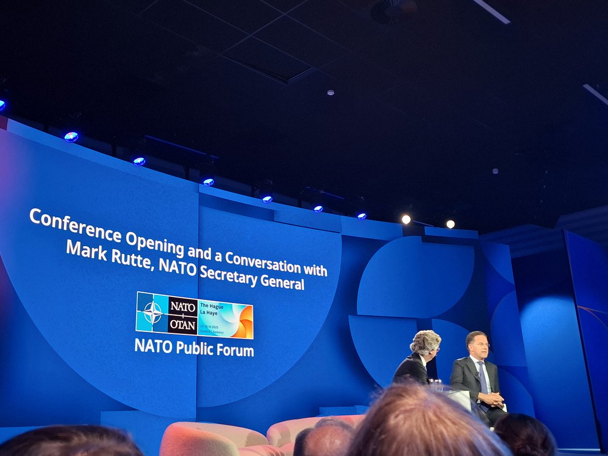 Secretary General <a href="/SecGenNATO/">Mark Rutte</a> kicks-off #NATOpublicforum