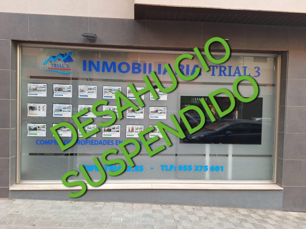 ¡¡DESAHUCIO SUSPENDIDO!!
Gracias al empoderamiento y la fuerza de nuestras comphas, al trabajo de los abogados y sobretodo a la colaboración y apoyo de los colectivos sociales se ha logrado suspender el desahucio hasta el 9 de Octubre💚
<a href="/LA_PAH/">Plataforma de Afectadas por la Hipoteca</a> 
#LogrosPAH