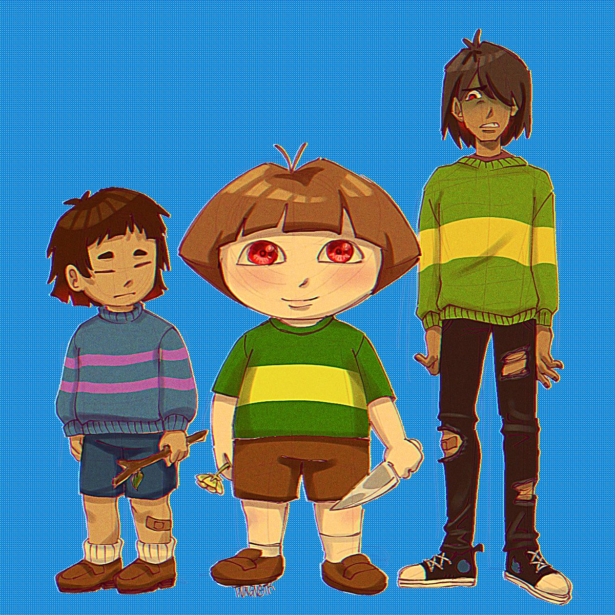 TangNstr's tweet image. it's 2017 all over again #undertale #DELTARUNE