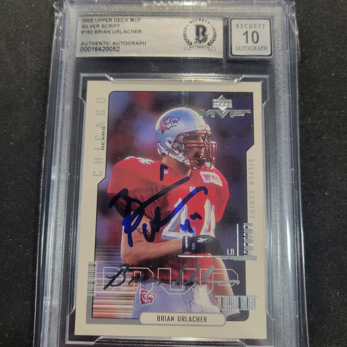 SluggosSC's tweet image. Brian Urlacher Authenticated autograph