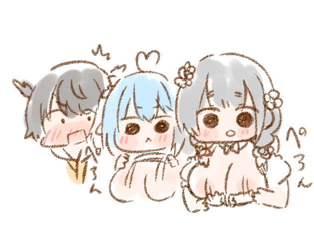 雪花ラミィ 「」|ねこやまのイラスト