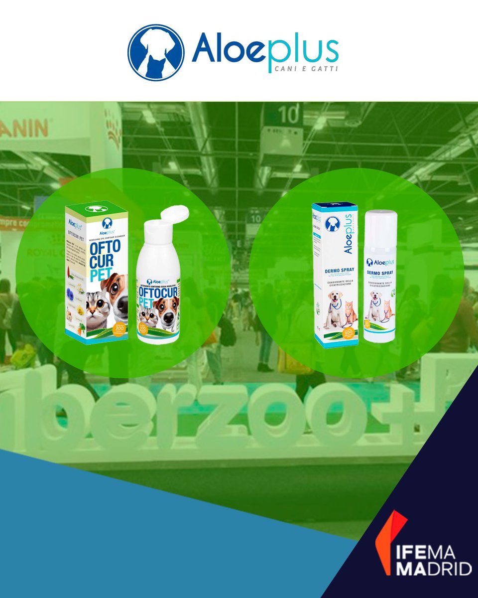 Iberzoo+Propet (@iberzoopropet) on Twitter photo 🐾💚 <a href="/Aloeplus1/">Aloeplus cani e gatti</a> destacó en #IberzooPropet2025 con su línea de alimentos complementarios y productos dermofuncionales a base de aloe arborescens y zanahoria.
Prevención y tratamiento natural con +300 activos.
¡Gracias por estar presentes en <a href="/IFEMA/">IFEMA MADRID</a> MADRID! 🐾💚 <a href="/Aloeplus1/">Aloeplus cani e gatti</a> destacó en #IberzooPropet2025 con su línea de alimentos complementarios y productos dermofuncionales a base de aloe arborescens y zanahoria.
Prevención y tratamiento natural con +300 activos.
¡Gracias por estar presentes en <a href="/IFEMA/">IFEMA MADRID</a> MADRID!