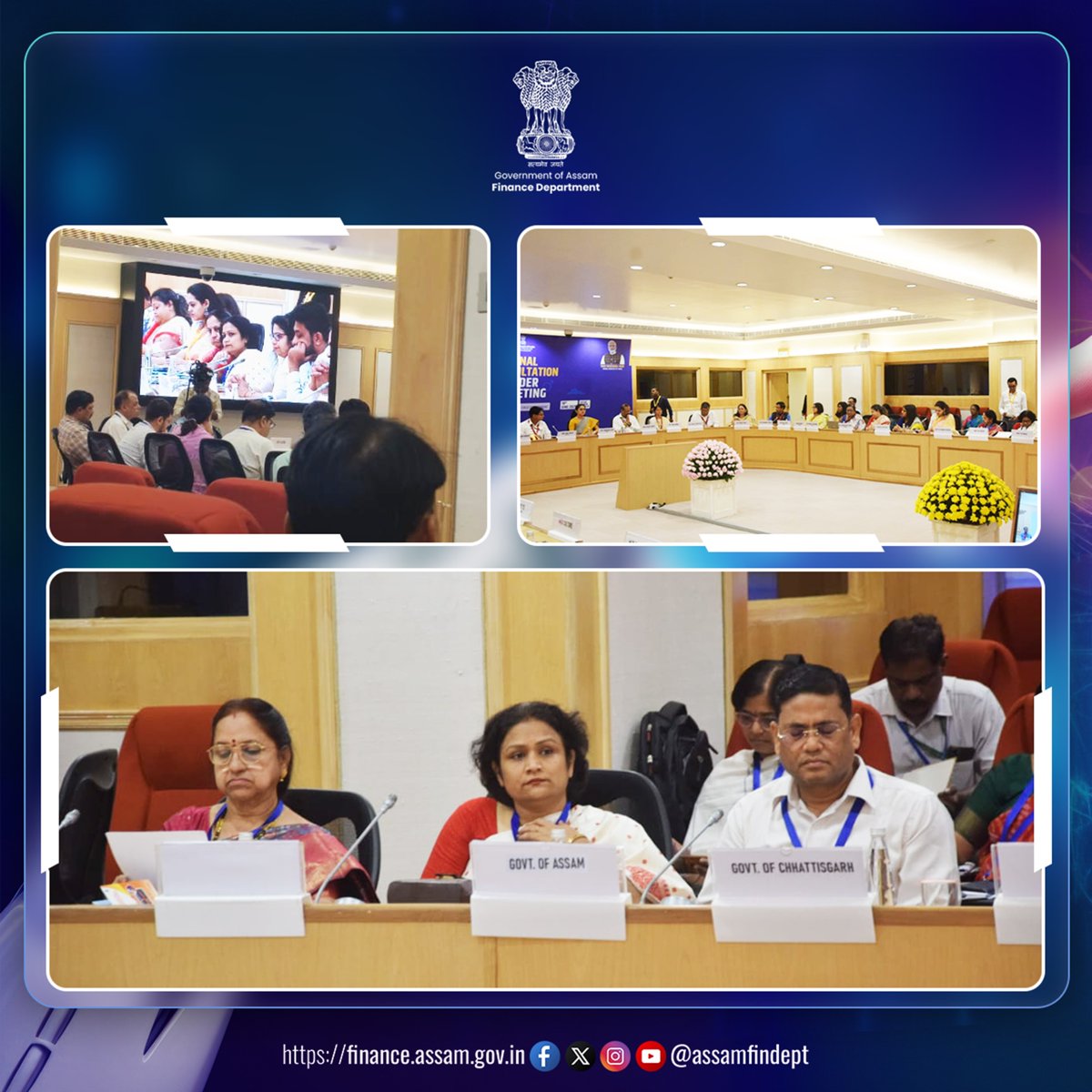 AssamFinDept's tweet image. Assam showcased its unique practices in #GenderBudgeting at the National Consultation on Gender Budgeting organised by the Ministry of Women & Child Development in New Delhi. Smt. Hiramoni Barman presented Assam's initiatives during the last several years.
#InclusiveBudget