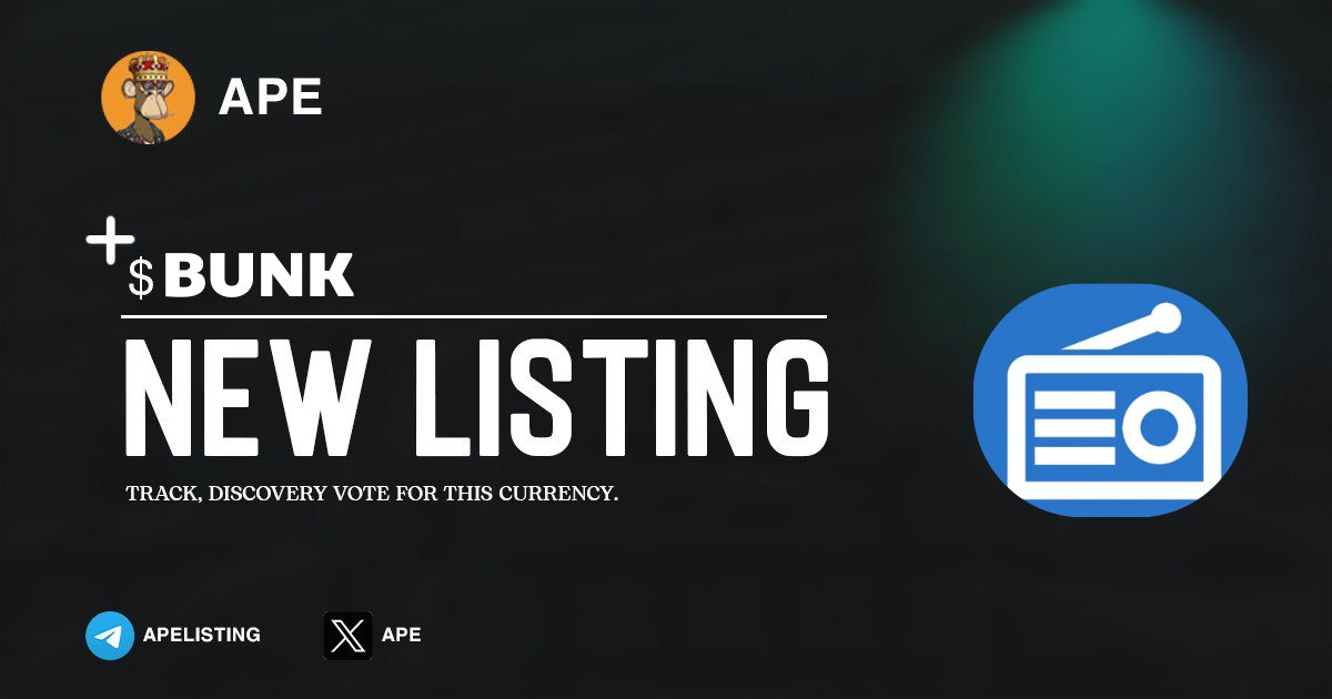 apelisting's tweet photo. ⚡️ 𝗡𝗲𝘄 𝗟𝗶𝘀𝘁𝗶𝗻𝗴!

🔥 Entered Trending | 

$BUNK | #BUNK
📊 LIQ: $140K | MC: $1.1M

Contrack : 4dmQFkCM1WiUhC75UndLkmMtWj78fQJUvfc4xpMLpump

#SOL #Crypto #Bitcoin #bunk https://t.co/MPIrfa8dyM