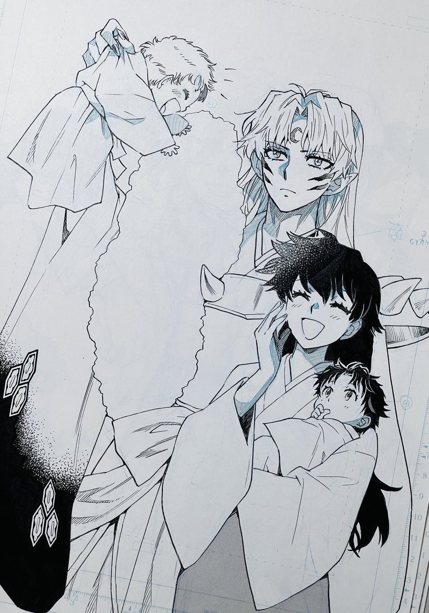 『異伝・絵本草子　半妖の夜叉姫』最終回はいよいよ明日です。たまたま今日は私の誕生日なので、ハッピーバースデイ系の原稿をどうぞ。