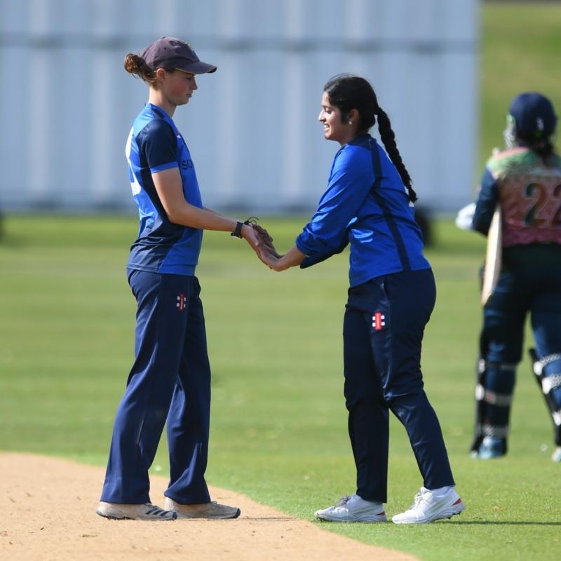 CricketScotland's tweet photo. Scotland Women 'A' are taking on Free Foresters in Durham today 👊

#FollowScotland
