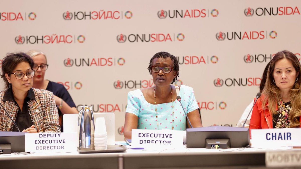 UNAIDS's tweet photo. @Winnie_Byanyima .@Winnie_Byanyima also shares how UNAIDS is partnering with 35+ low-and middle-income countries to develop HIV sustainability roadmaps—detailed plans for increasing domestic financing and ownership of HIV responses. 
This work is more urgent and essential now than ever before. https://t.co/MXZtRDTptH