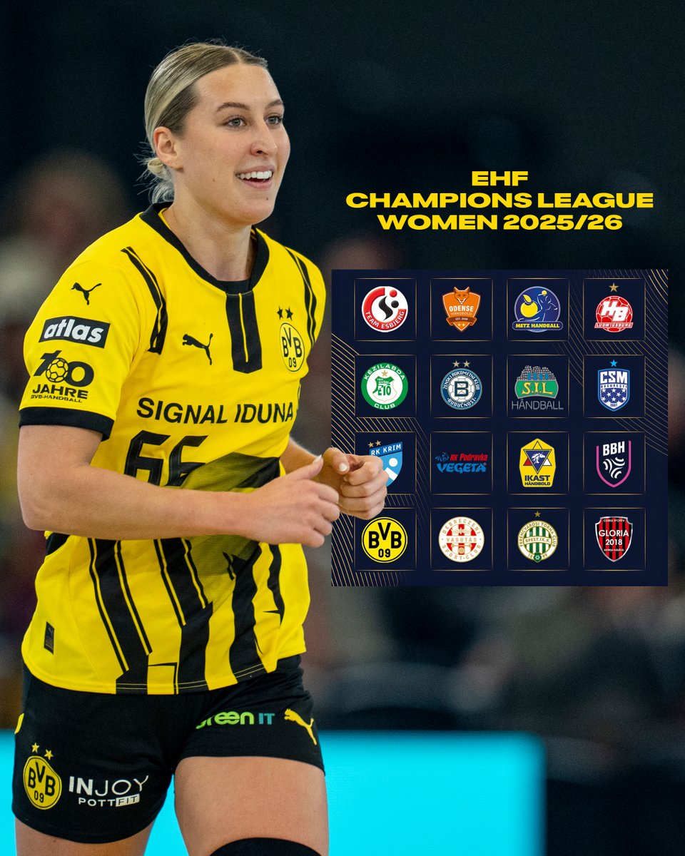Die #BVBHandballDamen spielen in der kommenden Saison <a href="/ehfcl/">EHF Champions League</a>! 👏
