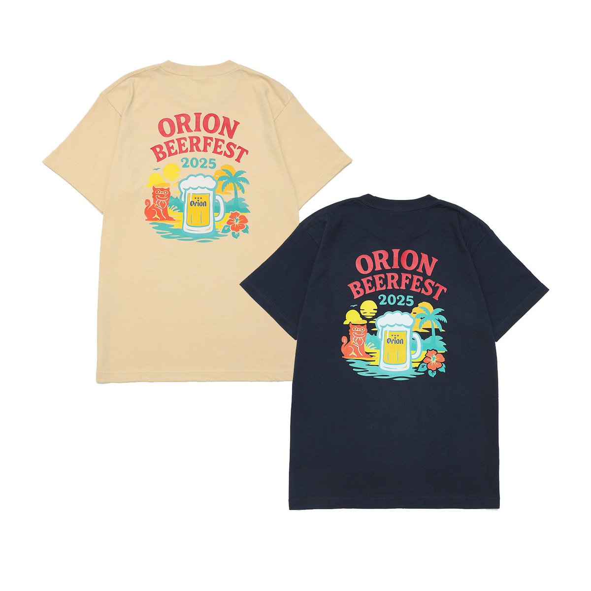 オリオンビアフェスト2025 限定Tシャツ🌴🍺 6/25(水)12時より公式通販