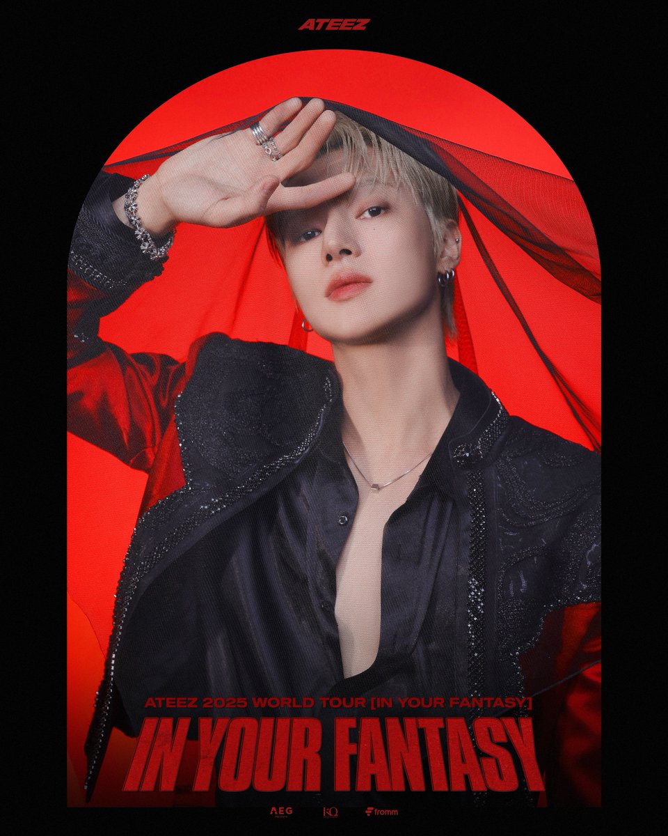 ATEEZofficial's tweet photo. [📷] ATEEZ 2025 WORLD TOUR [IN YOUR FANTASY] IN INCHEON '우영(WOOYOUNG)'
⠀
🗓 2025. 07. 05(SAT) - 07. 06(SUN)
🏴‍☠ INSPIRE ARENA
⠀
#In_Your_Fantasy
#ATEEZ #에이티즈 #WOOYOUNG #우영 https://t.co/7u8NZg02kZ