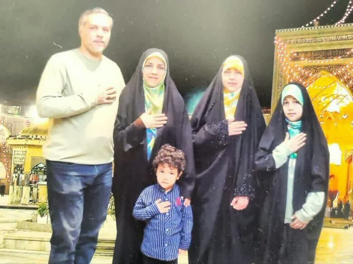 RT_com's tweet photo. Iranian nuclear scientist and his ENTIRE family killed in Israeli attack 

Seyyed Mostafa Sadati-Armaki, his wife, their two daughters (15 and 8), 5-yo son and his parents-in-law were all killed in a recent Israeli strike on Tehran — Tasnim https://t.co/i2YjOCVvbC