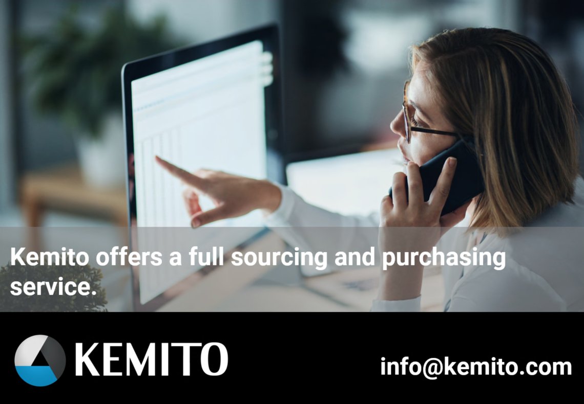 KEMITO offers a full sourcing and purchasing service. See what we can do for you!

Connect with our team:
+31 168 745 002
info@kemito.com

kemito.com/specialist-ser…

#ChemicalSourcing