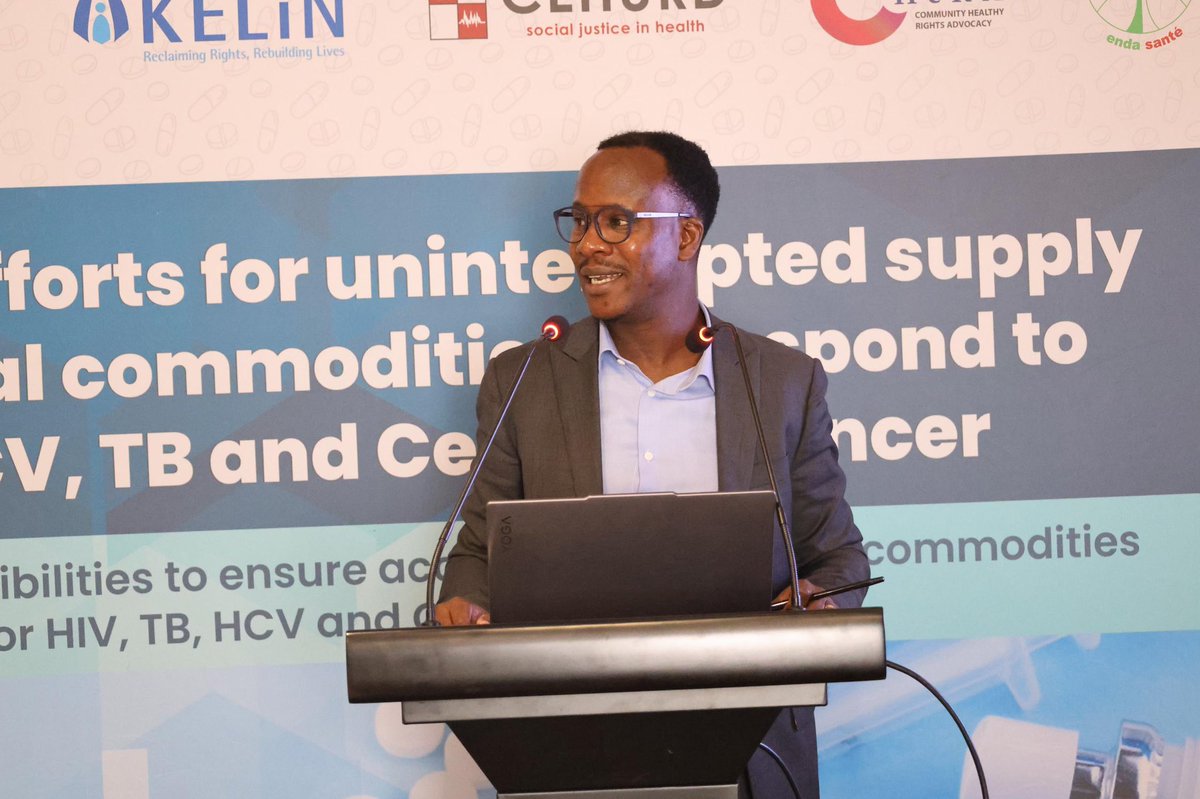 Atiluk (@atiluk_1) on Twitter photo "Guaranteed access to medicines & vaccines is central to achieving univeral health coverage and for fulfilling commitments to realise equity in access to pharmaceuticals." Says Kenneth Mwehonge the executive director , HEPs Uganda. <a href="/unhco/">UNHCO - Uganda</a> <a href="/MalecheAllan/">Allan Maleche</a> <a href="/wanameme/">Timothy Wafula</a>
#AccessToMedsUG "Guaranteed access to medicines & vaccines is central to achieving univeral health coverage and for fulfilling commitments to realise equity in access to pharmaceuticals." Says Kenneth Mwehonge the executive director , HEPs Uganda. <a href="/unhco/">UNHCO - Uganda</a> <a href="/MalecheAllan/">Allan Maleche</a> <a href="/wanameme/">Timothy Wafula</a>
#AccessToMedsUG