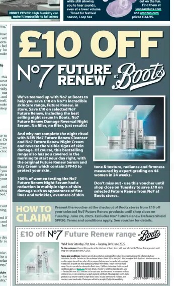 There's another Boots voucher in TODAY'S Huddersfield Examiner on Page 17
Find Boots at The Piazza on King Street.
#kirklees #huddersfield