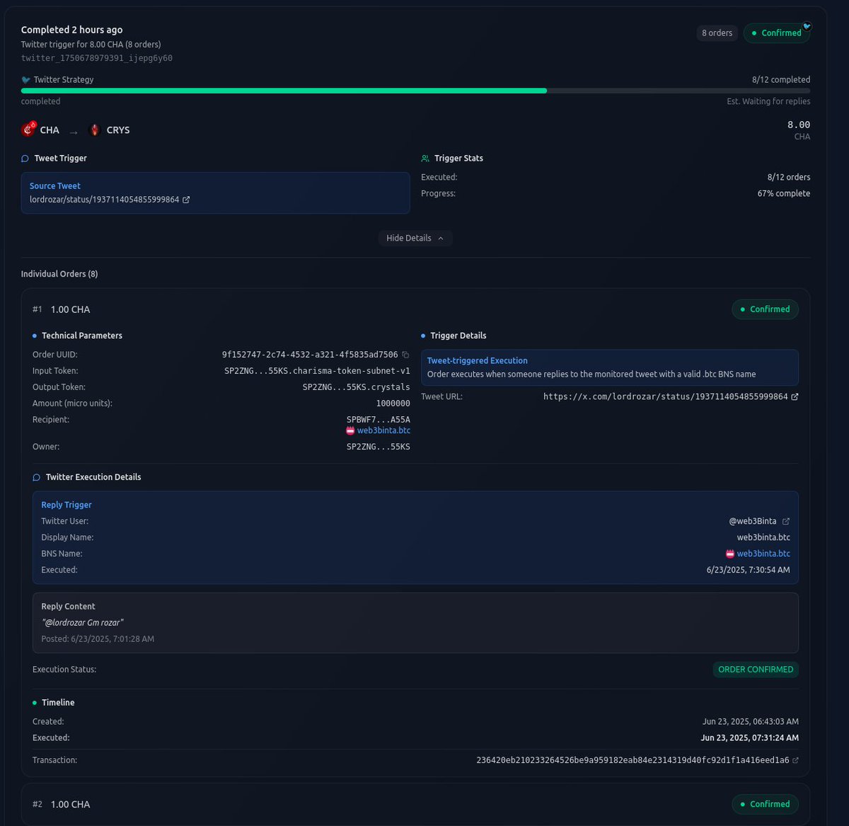Charisma tweet media