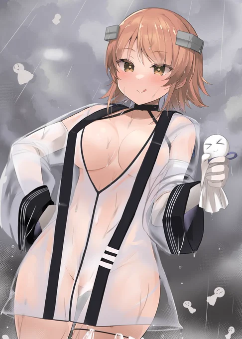 まだまだ梅雨のりっちゃん。 #艦これ