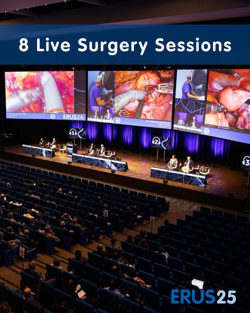 benchallacombe's tweet image. Time to book for the big one!
#ERUS25 – Europe’s largest meeting for robotic urology.
Surgical education. Global collaboration. Technological innovation.
📅 10–12 Sept 2025 | London
⏳ Regular registration fee until 29 August
🔗 erus25.org
#ERUS25 #RoboticUrolog