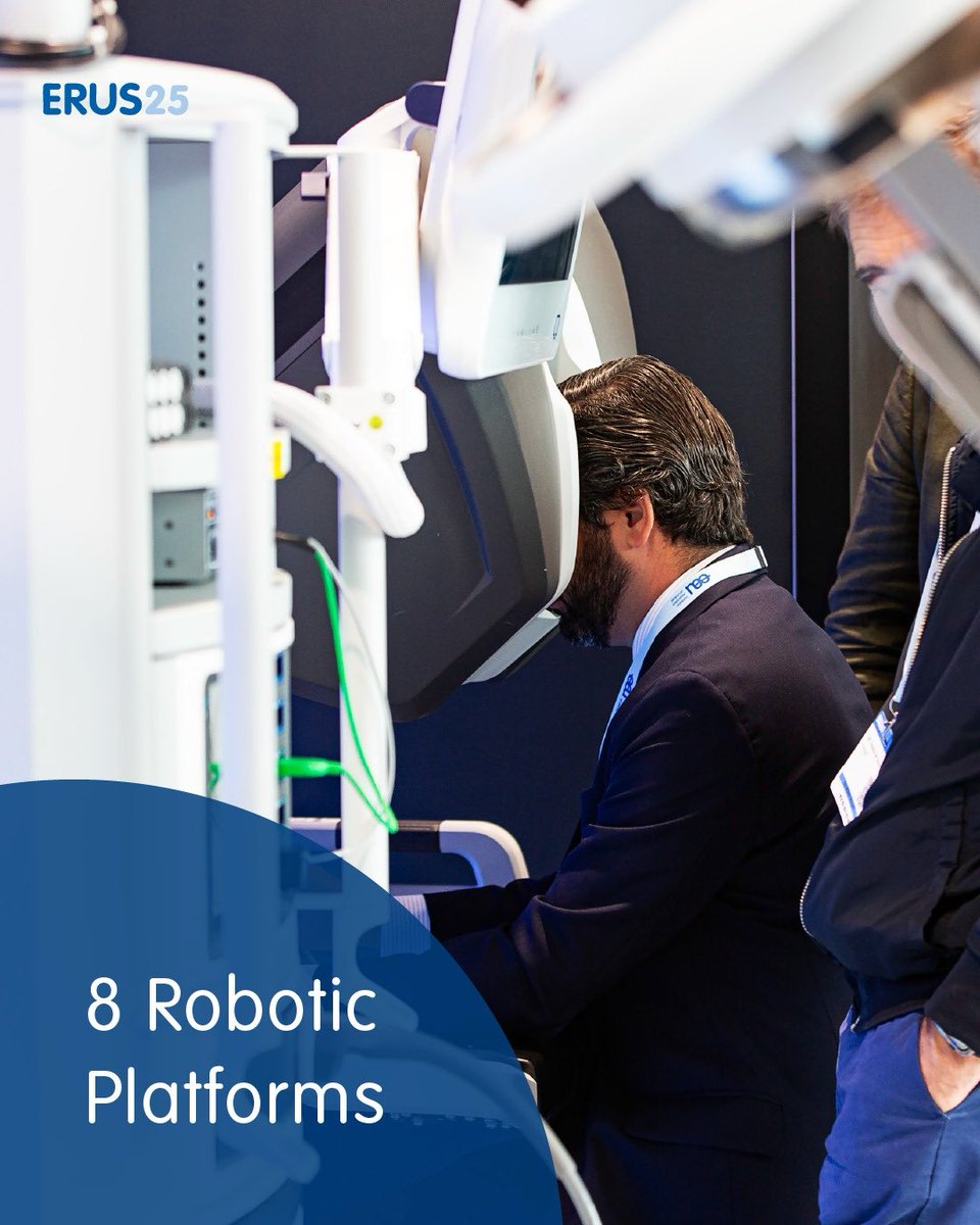 benchallacombe's tweet image. Time to book for the big one!
#ERUS25 – Europe’s largest meeting for robotic urology.
Surgical education. Global collaboration. Technological innovation.
📅 10–12 Sept 2025 | London
⏳ Regular registration fee until 29 August
🔗 erus25.org
#ERUS25 #RoboticUrolog