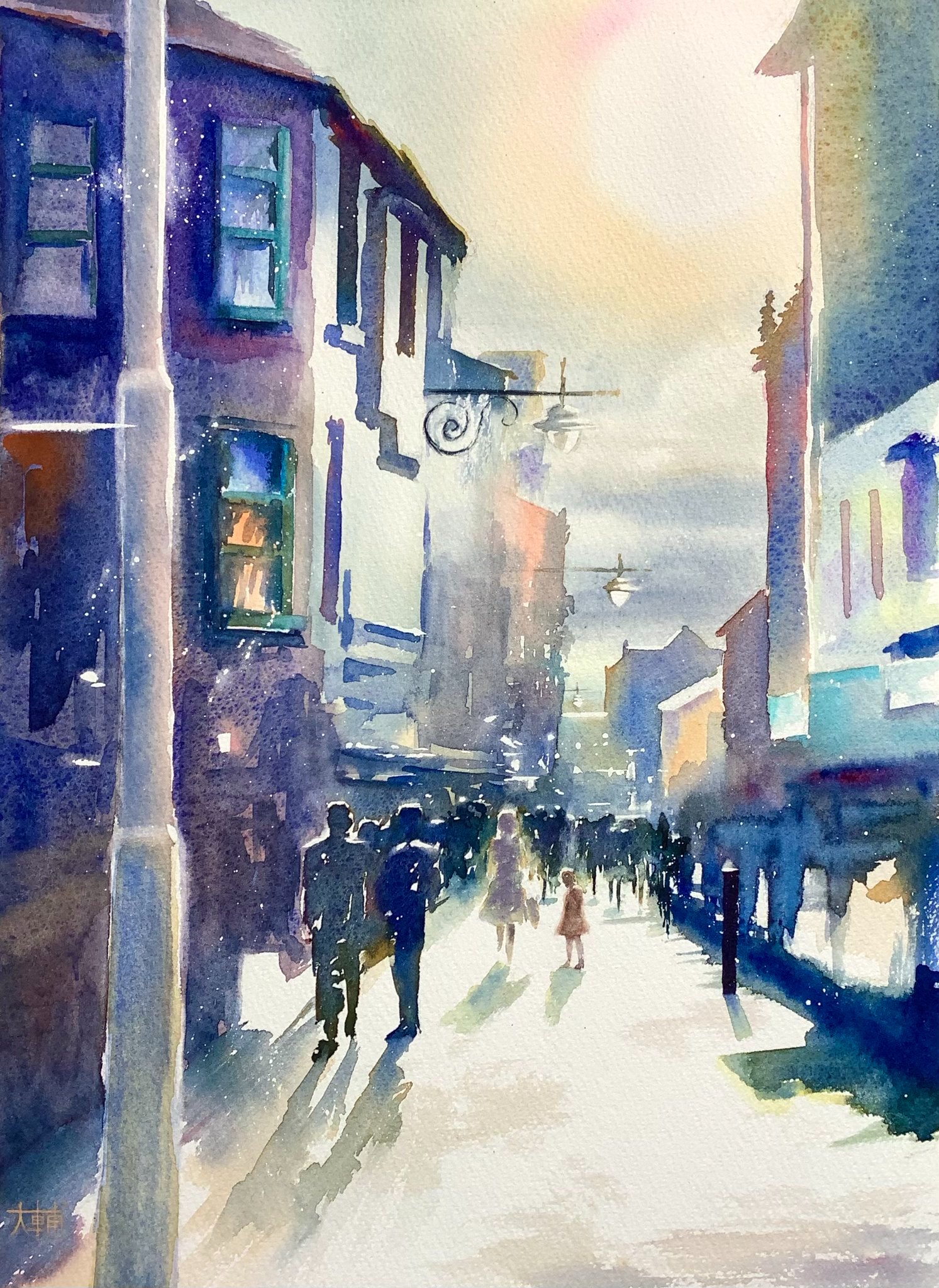 水彩画　大陸 水彩画大师中国水彩画大师– 博物迷
