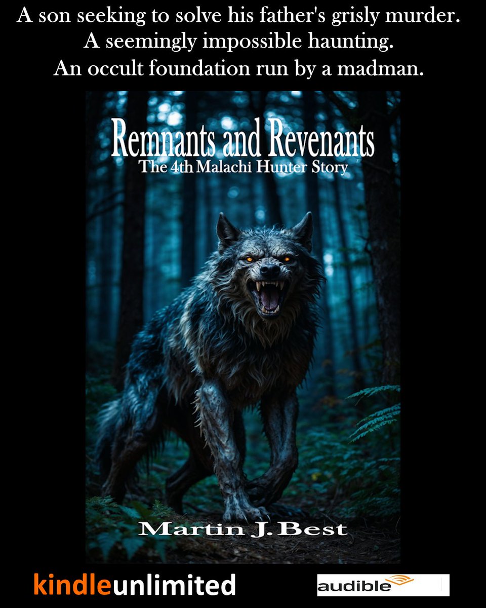 A bizarre haunting leads the team directly to a grisly unsolved murder and the sinister Esoterica Foundation!
Remnants and Revenants, the 4th stand alone Malachi Hunter Story.
amazon.com/dp/B0FD8758KP
#mythology #darkfantasy #urbanfantasy #occult #magic #horror #summerreading
