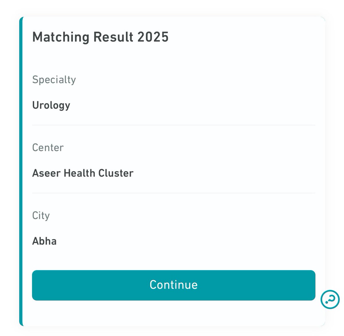 يا رب لك الحمد على عطائك الذي فاض، ولك الحمد على الخير الذي جاد …، 

بفضل من الله تم قبولي لإكمال الدراسات العليا بتخصص طب وجراحة المسالك البولية . 

#matching2025