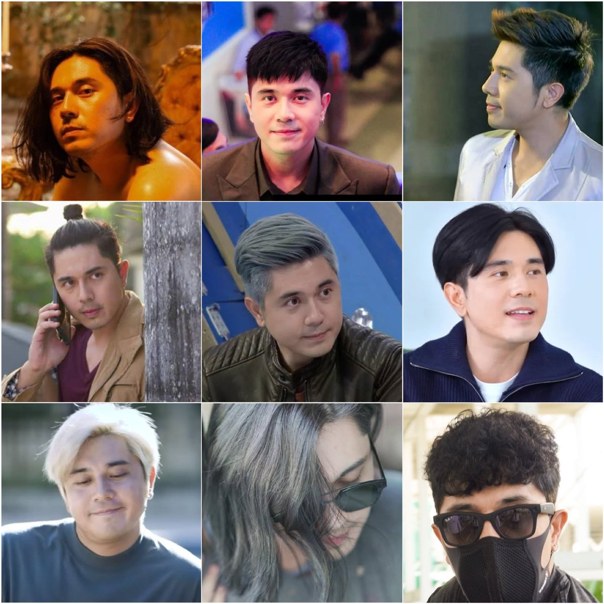 Paulo Avelino hairstyle inspo. 🤣 kung ano ano talaga ginagawa nya sa hair nya eh 🤣🤣