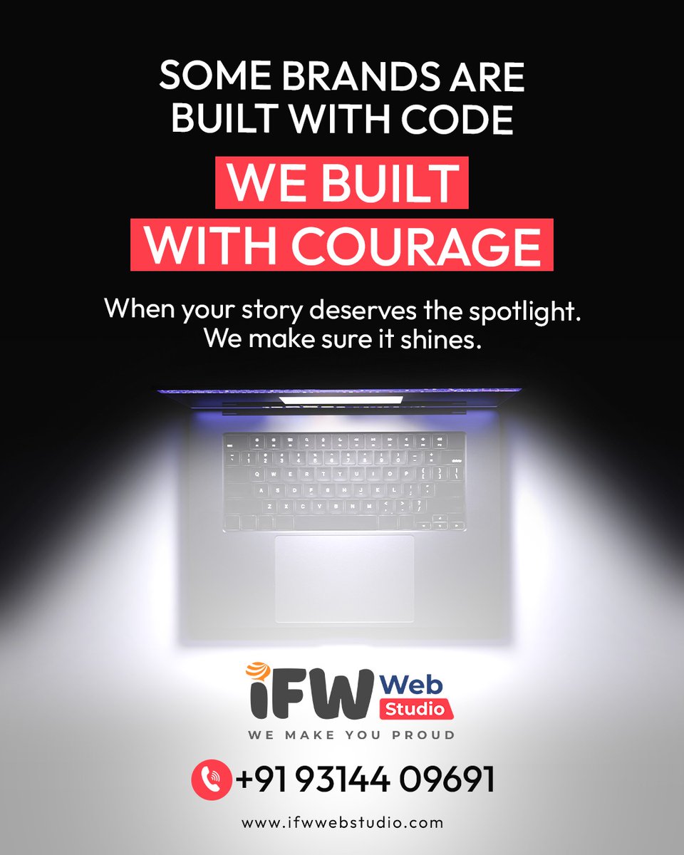 IFWWebStudio's tweet image. From strategy to spotlight,
At IFW Web Studio, we build stories that shine in the spotlight. 🌟

Ready to make your brand unforgettable?
📞 Let&apos;s talk: +91 93144 09691
🌐 ifwwebstudio.com

#WebDesign #WebsiteDevelopment #IFWWebStudio #UdaipurBusiness #BusinessWebsite