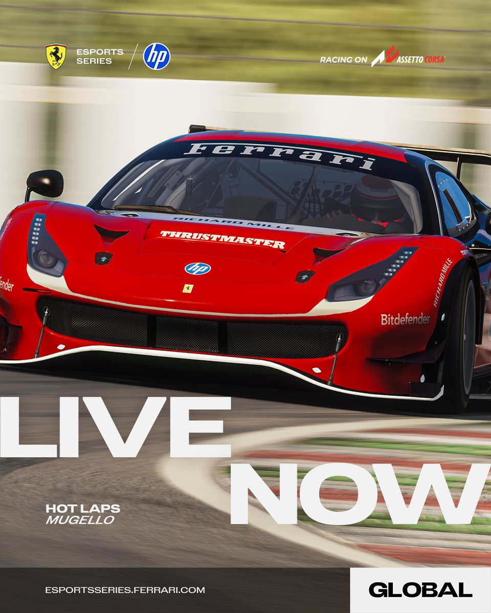 Assetto Corsa Hot Laps Round 2 is officially live 💪

Join the grid to enter!
➡️ bit.ly/3Sbnfrj

#FerrariEsports
#FerrariEsportsSeries