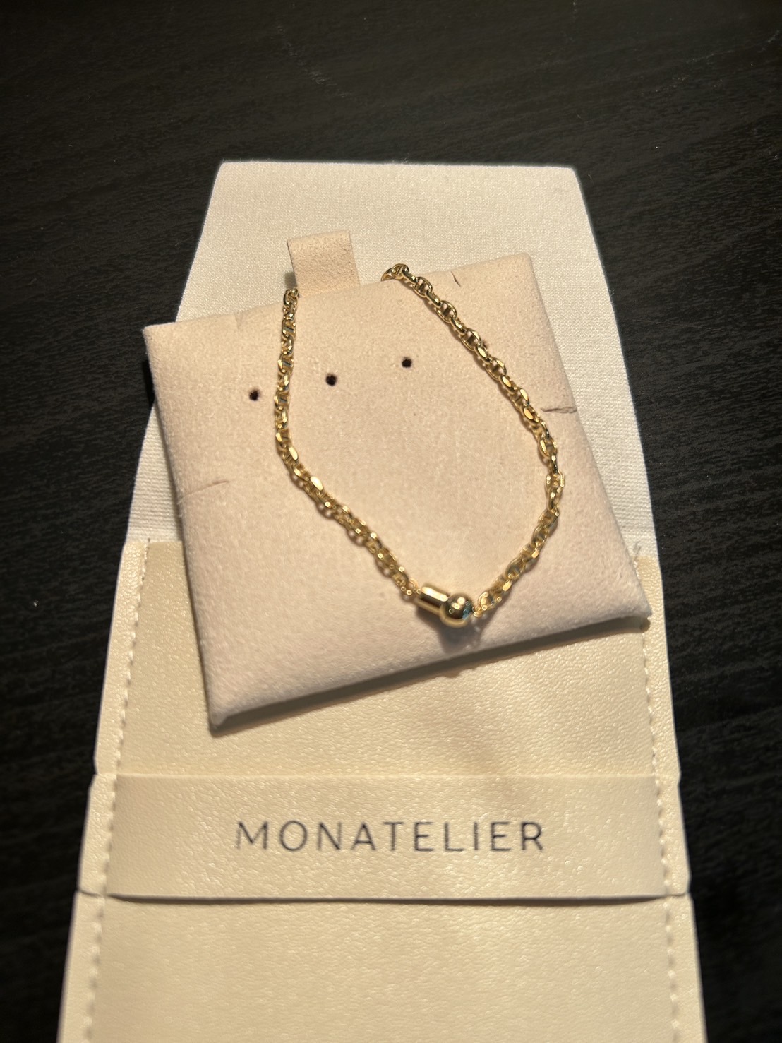MONATELIER-モナトリエ-k10 ネックレス 天然ダイヤモンド