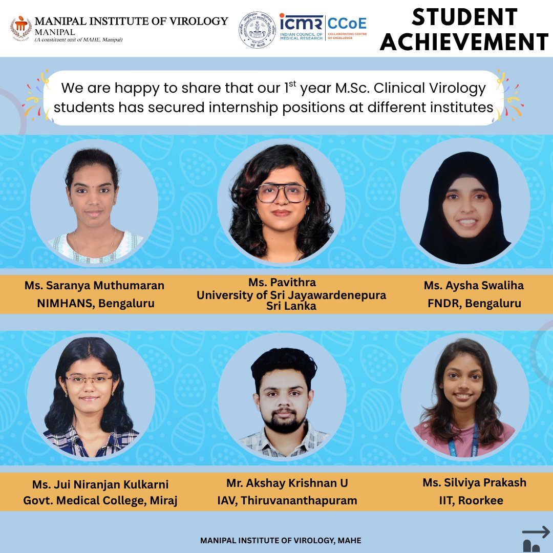 MIV, Manipal tweet media