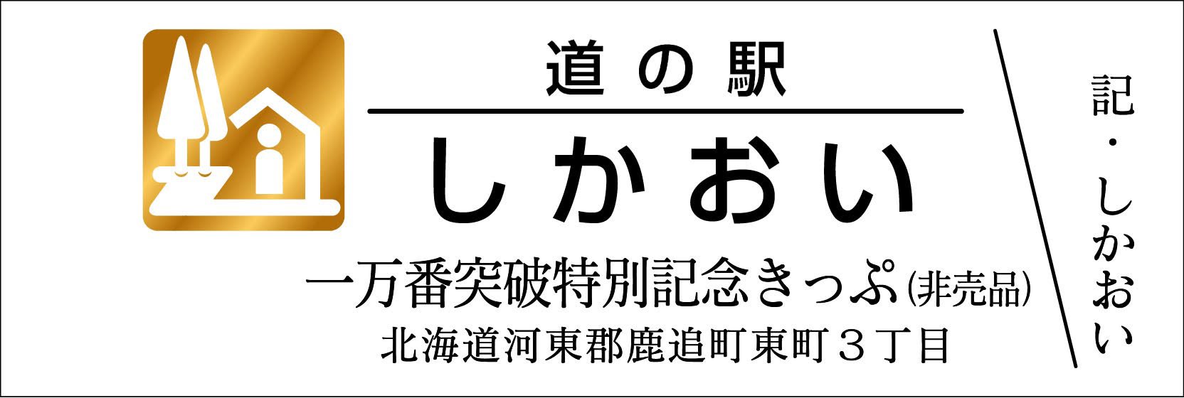 北海道　道の駅花ロードえにわ 1周年特別記念きっぷ　非売品　未開封品 北海道 道の駅花ロードえにわ 1周年特別記念きっぷ 非売品 未