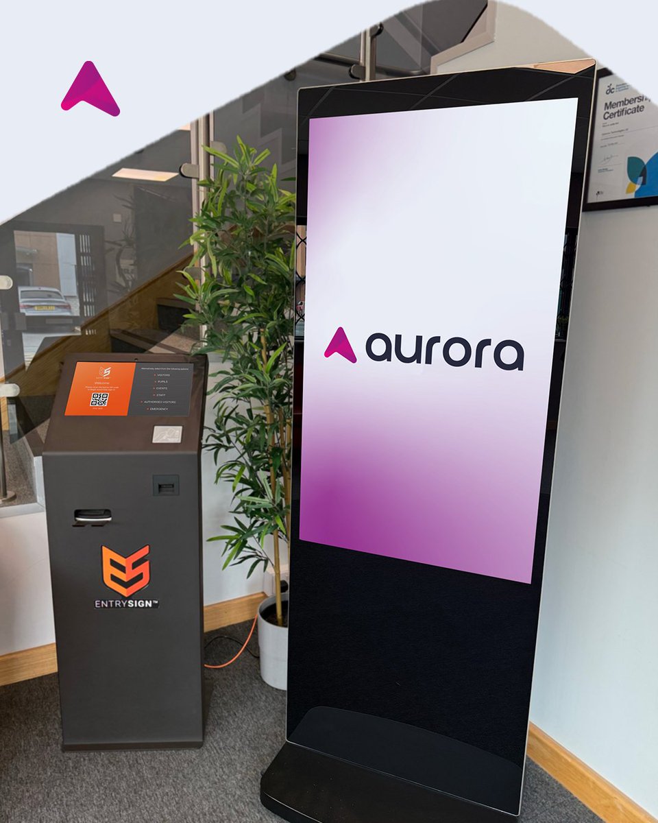 Say hello to our new digital showstopper! 📱

Currently shining bright in our HQ reception, this dynamic signage is ready to hit the road, bringing the Aurora brand to life at future events and exhibitions.