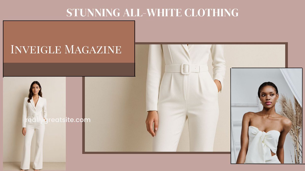 Beautiful white outfits to help you Make a fashion statement at that next all white Party. inveiglemagazine.com/2017/08/5-outf… #fashion #clothing #fashionstyles