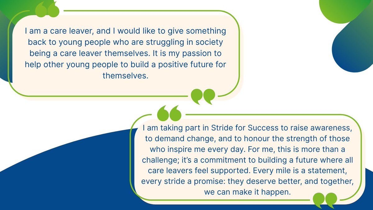 👟What’s got us walking?

We asked some of our Stride for Success crew why they’re taking part — and the answers did not disappoint!

Powerful, personal, and full of heart, everyone’s got their own “why.” 💬💙

Here’s a little peek at what’s inspiring the strides...