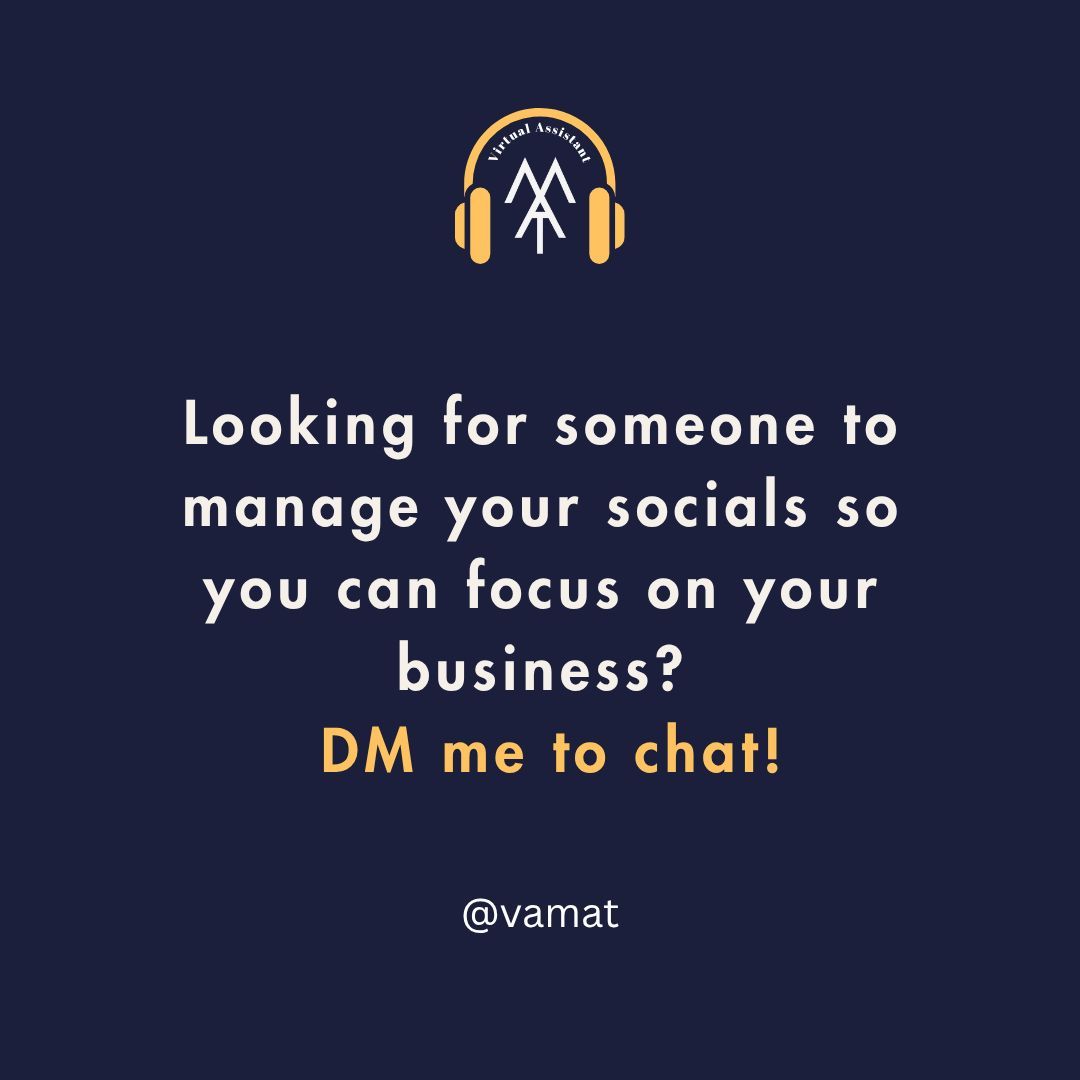 VAMAT595909's tweet photo. Ever wondered what a Social Media Manager really does? 👀
Here’s what my typical day looks like:

I plan and schedule content, engage with followers, track analytics, and use tools like Canva and Meta Suite to keep everything running smoothly.💼✨

DM me today 💬 https://t.co/XcaZpS4mcn